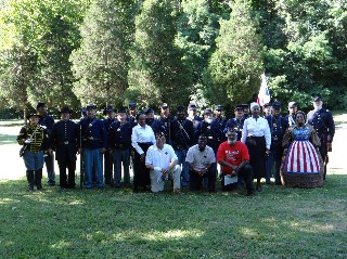 Participants at Oak Ridge Cemetery - Photo by Donna Catlin